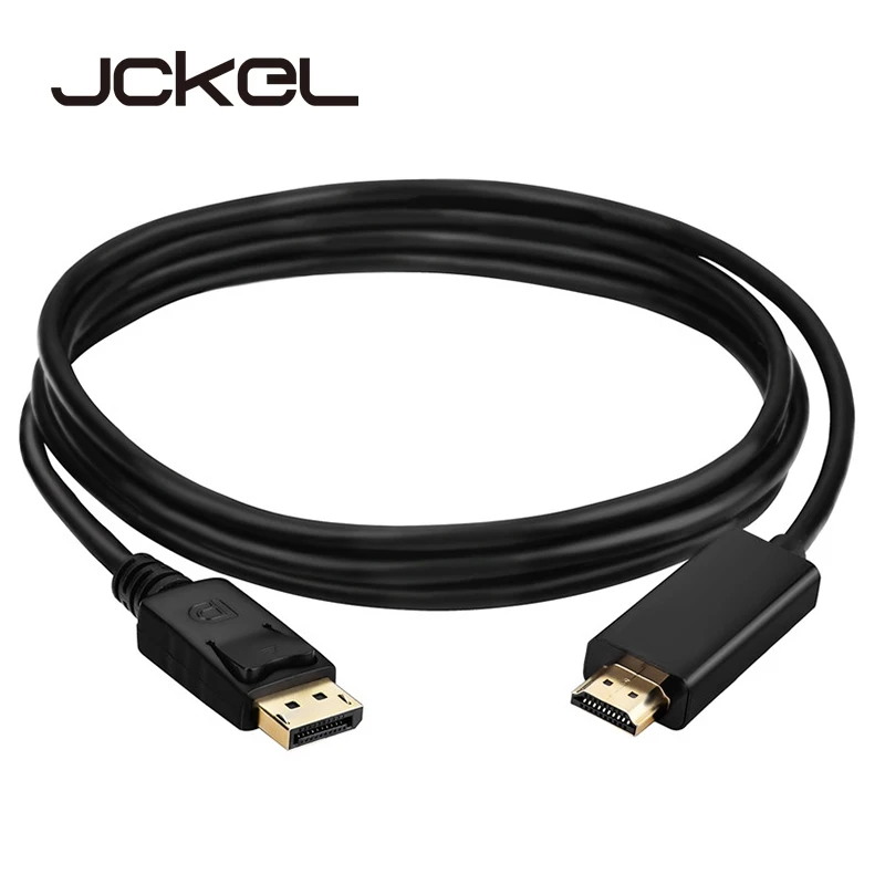 JCKEL 1.8m 1080P DisplayPort 1.4 Cable DP to HDMI Active Adapter Display Port a HDMI Gold Connector Converter Cord for Dell
JCKEL 1.8m 1080P DisplayPort 1.4 Cable DP to HDMI Active Adapter Display Port a HDMI Gold Connector Converter Cord for Dell