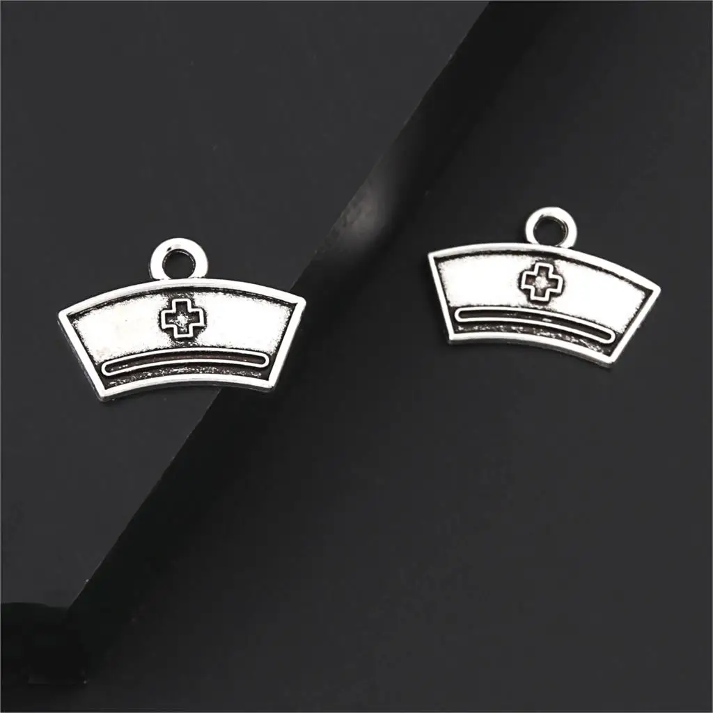 30Pcs Antique Silver Nurse Cap Charms Medicine Crosses Floating Pendant Making Student Gift Necklaces Jewelry 20X14mm A3199
30Pcs Antique Silver Nurse Cap Charms Medicine Crosses Floating Pendant Making Student Gift Necklaces Jewelry 20X14mm A3199