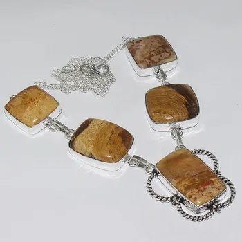 Tiger Eye Necklace Silver Overlay over Copper ,50.8cm, N1209
Tiger Eye Necklace Silver Overlay over Copper ,50.8cm, N1209