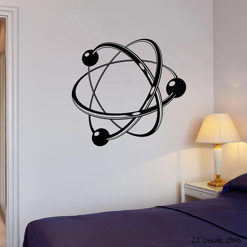 Atom Electron Science Vinyl Wall Decals Chemistry Nuclear Physics Decor Wall Sticker For Student Education Classroom Decor L403
Atom Electron Science Vinyl Wall Decals Chemistry Nuclear Physics Decor Wall Sticker For Student Education Classroom Decor L403