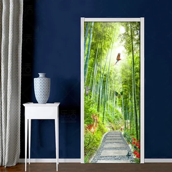 Bamboo Forest Elk Road Landscape Traditional Home Decoration 3D Door Sticker DIY Home Decor Art Mural Vinyl Wallpaper 3D Decals
Bamboo Forest Elk Road Landscape Traditional Home Decoration 3D Door Sticker DIY Home Decor Art Mural Vinyl Wallpaper 3D Decals