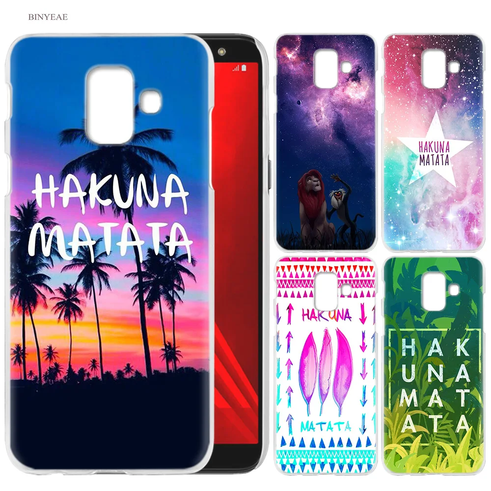 Cell Phone Case for Samsung Galaxy S9 S8 S7 Edge Plus A6 A7 A8 A9 J4 J6 Plus 2018 Note 8 9 Cover Hakuna Matata Lion King Word
Cell Phone Case for Samsung Galaxy S9 S8 S7 Edge Plus A6 A7 A8 A9 J4 J6 Plus 2018 Note 8 9 Cover Hakuna Matata Lion King Word