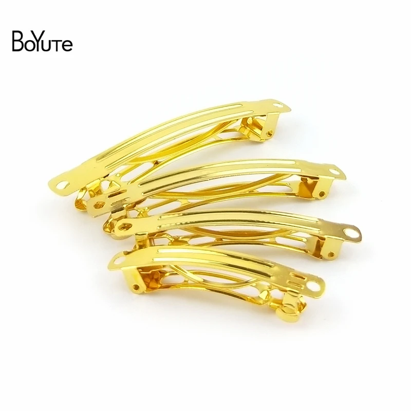 BoYuTe 50 Pieces 50MM 60MM 70MM 80MM Metal Hair Clip 4 Colors Plated Diy Hair Clips Base for Women
BoYuTe 50 Pieces 50MM 60MM 70MM 80MM Metal Hair Clip 4 Colors Plated Diy Hair Clips Base for Women