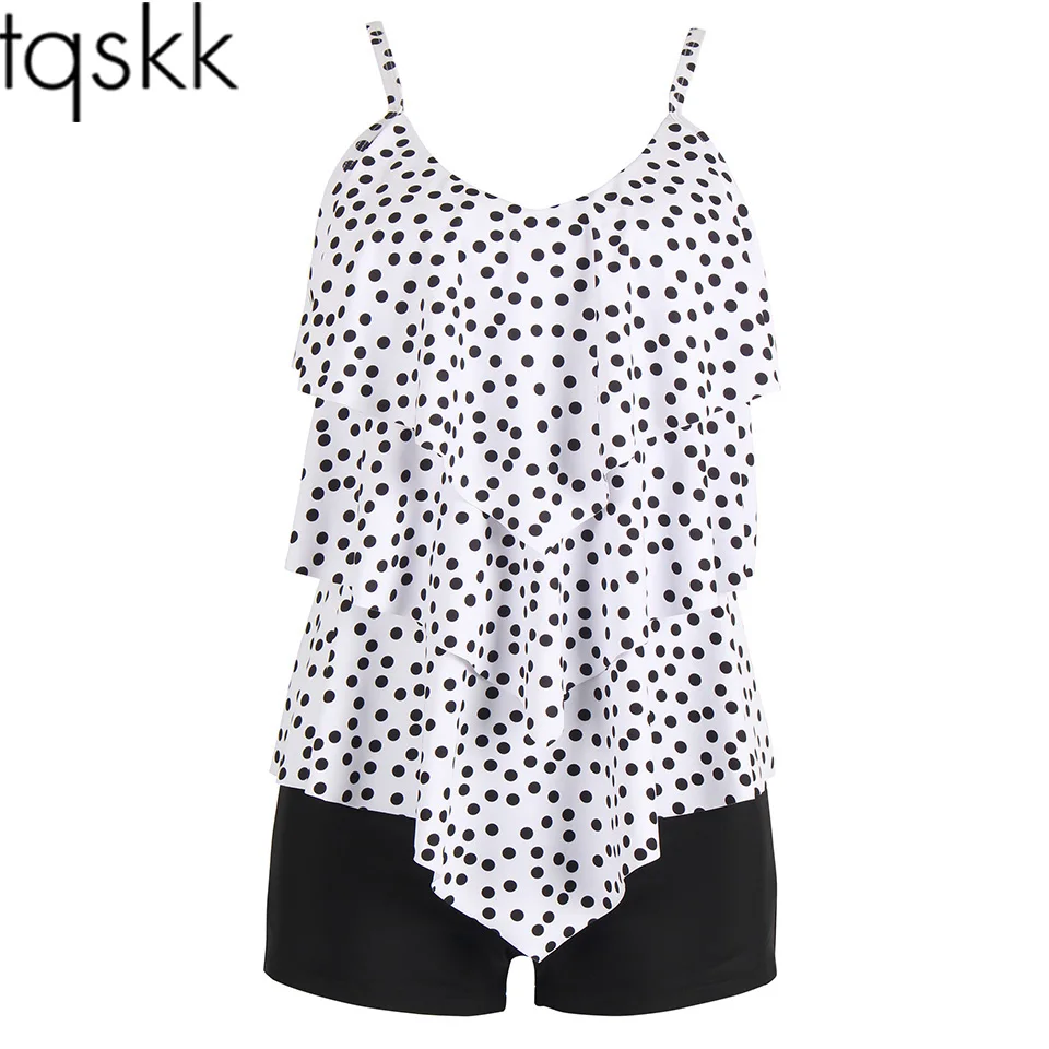 TQSKK 2019 New Sexy Ruffle Bikini High Waist Strapless Swimwear Off Shoulder Push Up Falbala Bikini Set Women Dot Swimwear
TQSKK 2019 New Sexy Ruffle Bikini High Waist Strapless Swimwear Off Shoulder Push Up Falbala Bikini Set Women Dot Swimwear