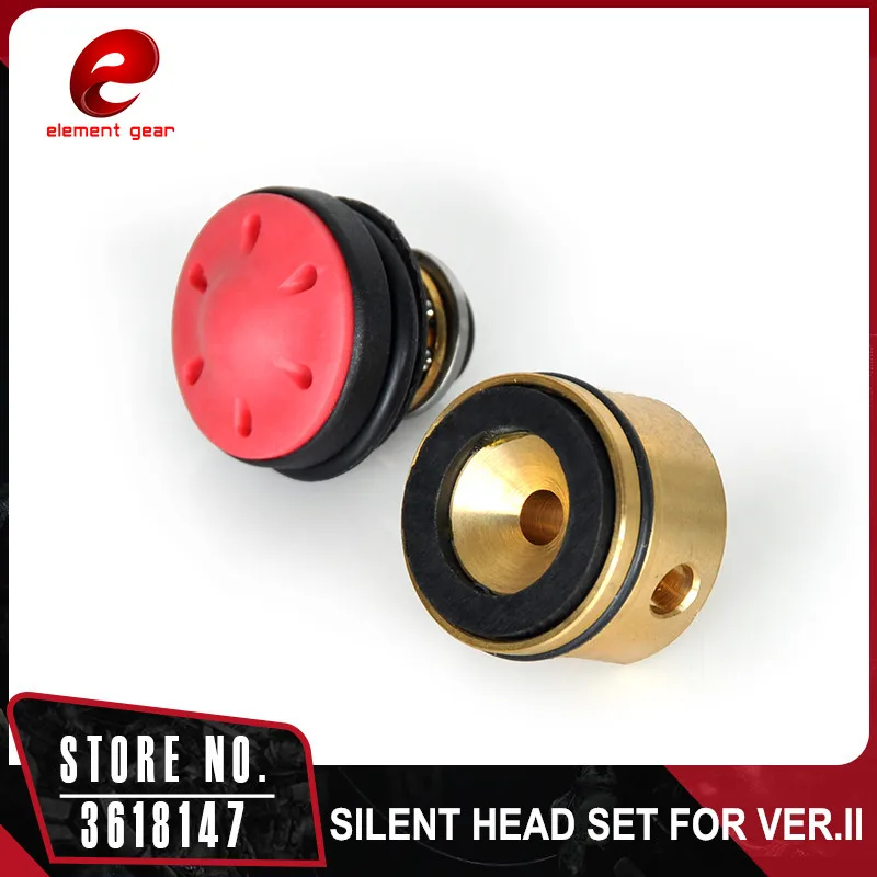 

Element Gear Silent Bearing Piston Cylinder Head for Airsoft AEG Version 2/3 Ver.2/3 AK M4 M16 MP5 G3 M249 Gearboxes
