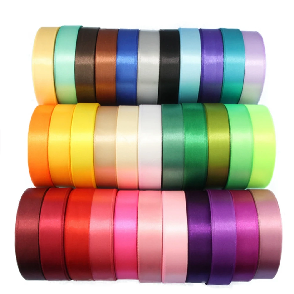 25Yards/Roll Grosgrain Satin Ribbons for Wedding Christmas Party Decorations DIY Bow Craft Ribbons Card Gifts Wrapping Supplies 
25Yards/Roll Grosgrain Satin Ribbons for Wedding Christmas Party Decorations DIY Bow Craft Ribbons Card Gifts Wrapping Supplies