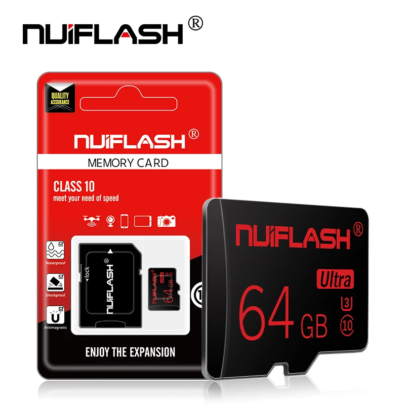 Nuiflash memory card Micro SD card class 10 TF card Microsd 64GB 32GB 16GB 128GB 256GB Pen drive Flash memory disk for Phone
Nuiflash memory card Micro SD card class 10 TF card Microsd 64GB 32GB 16GB 128GB 256GB Pen drive Flash memory disk for Phone