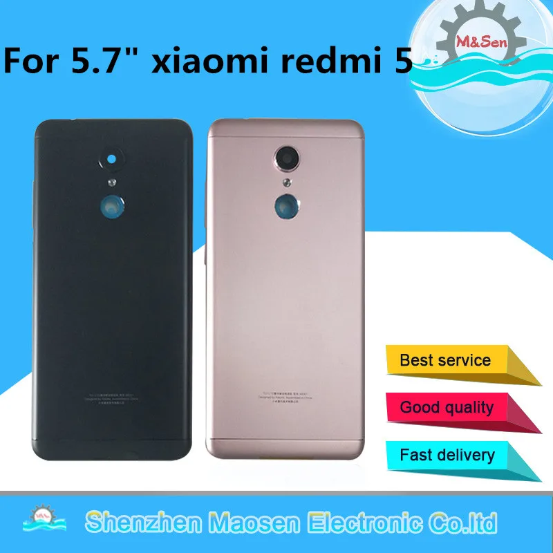 Original M&Sen For 5.7" Xiaomi Redmi 5 Back Battery Cover Case Housing+Power Side Buttons Glass Lens For Redmi 5 Rear Door
Original M&Sen For 5.7" Xiaomi Redmi 5 Back Battery Cover Case Housing+Power Side Buttons Glass Lens For Redmi 5 Rear Door