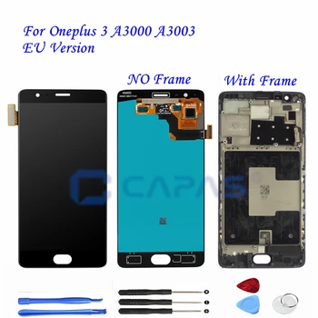 Tested Oneplus 3 A3000 A3003 LCD Display Frame Touch Screen Panel for Oneplus3 Three A3003 A3000 LCD Digitizer Assembly Parts
Tested Oneplus 3 A3000 A3003 LCD Display Frame Touch Screen Panel for Oneplus3 Three A3003 A3000 LCD Digitizer Assembly Parts