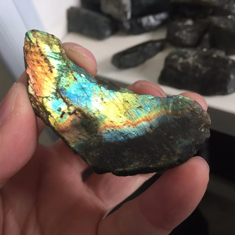 K211(22g) Healing Crystal Colorful Natural Labradorite Plate Rough Minerals Cut Stone for Pocket Decor or Wedding Decoration
K211(22g) Healing Crystal Colorful Natural Labradorite Plate Rough Minerals Cut Stone for Pocket Decor or Wedding Decoration