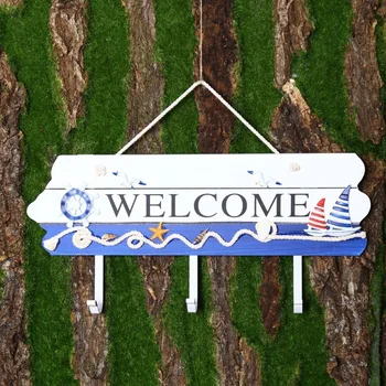 Free Shipping! 2016 Mediterranean Sea Style Welcome Board Wooden Wall Hanger Wooden Wall Coat & Hat Hanger Home & Wall Decor
Free Shipping! 2016 Mediterranean Sea Style Welcome Board Wooden Wall Hanger Wooden Wall Coat & Hat Hanger Home & Wall Decor