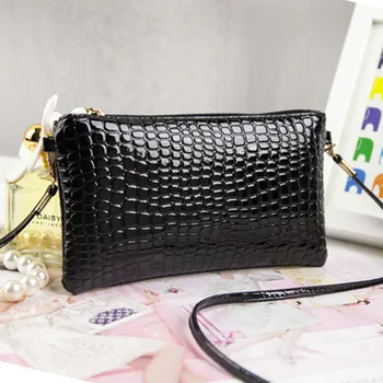 New Arrival Fashion Bags Lady Patent Leather Crocodile Messenger Bags Small PU Leather Shoulder Crossbody Bag Women Clutch Bag
New Arrival Fashion Bags Lady Patent Leather Crocodile Messenger Bags Small PU Leather Shoulder Crossbody Bag Women Clutch Bag