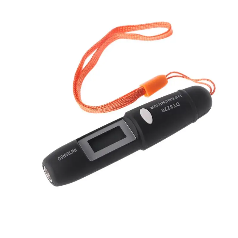 DT8220 Pen Shape Digital LCD Mini Infrared Thermometer Temperature Meter Tester Pyrometer -50C to 220C
DT8220 Pen Shape Digital LCD Mini Infrared Thermometer Temperature Meter Tester Pyrometer -50C to 220C