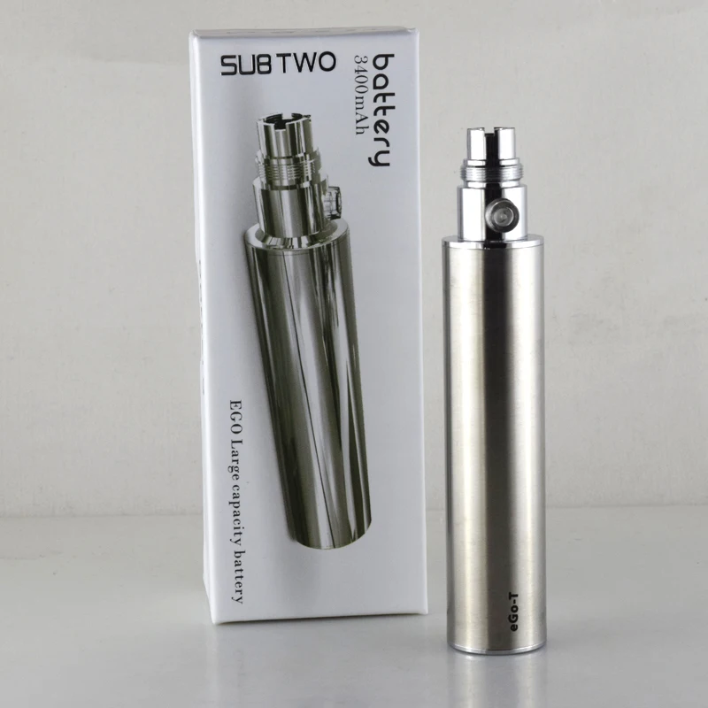 2PCS/lot Ego Rechargeable Big capacity 3400mah battery Voltage 3.2-4.2V E Cigarette Battery
2PCS/lot Ego Rechargeable Big capacity 3400mah battery Voltage 3.2-4.2V E Cigarette Battery