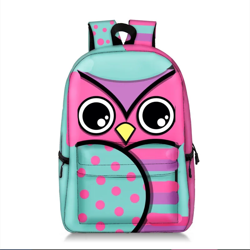 3D Heat Printing Bag Kawaii Owl School Bag For Teenager Girls Waterprooof Laptop Mochila Feminina Dropshipping Knaspack
3D Heat Printing Bag Kawaii Owl School Bag For Teenager Girls Waterprooof Laptop Mochila Feminina Dropshipping Knaspack