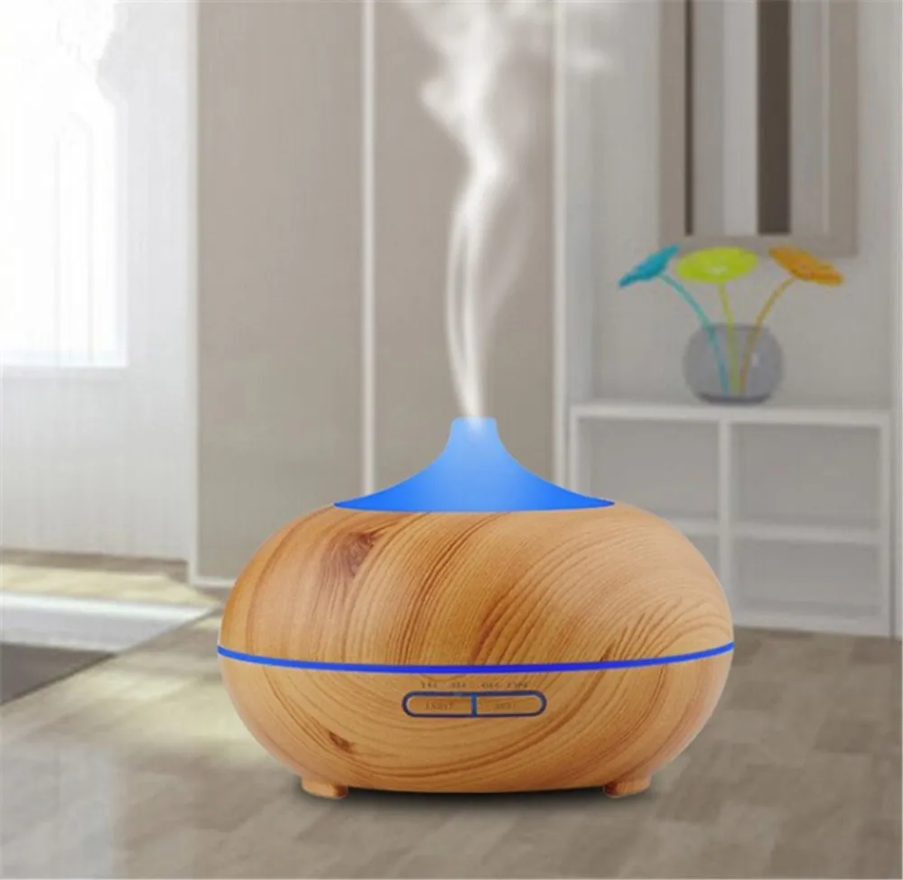 300ml Aroma Essential Oil Diffuser Ultrasonic Air Humidifier With 7Color Changing LED Lights Aroma Diffuser Wood Grain
300ml Aroma Essential Oil Diffuser Ultrasonic Air Humidifier With 7Color Changing LED Lights Aroma Diffuser Wood Grain