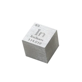 10mm Pure Density In≥99.995% Wiredrawing Indium Cube Periodic Table Of Elements Cube() Hand Made Science Educational DIY Crafts
10mm Pure Density In≥99.995% Wiredrawing Indium Cube Periodic Table Of Elements Cube() Hand Made Science Educational DIY Crafts