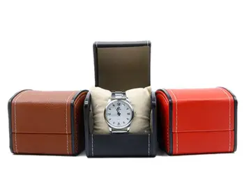 50pcs/lot Classic PU Leather Watch Box Square Watch Storage Case With Pillow Cushion Watch Display Packaging Gift Box
50pcs/lot Classic PU Leather Watch Box Square Watch Storage Case With Pillow Cushion Watch Display Packaging Gift Box