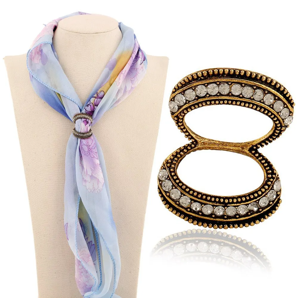 Women Custom Shawl Ring Clip Scarves Fastener Crystal Silk Scarf Buckle Brooch Wedding Fashion Jewelry Female 1X074
Women Custom Shawl Ring Clip Scarves Fastener Crystal Silk Scarf Buckle Brooch Wedding Fashion Jewelry Female 1X074