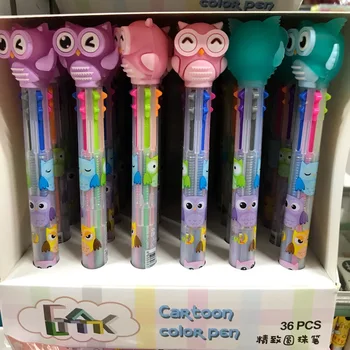 36PCS New Style Children's Creative Stationery 6 Color Cartoon Ballpoint Pen 0 5mm Multi-Function Color Writing
36PCS New Style Children's Creative Stationery 6 Color Cartoon Ballpoint Pen 0 5mm Multi-Function Color Writing