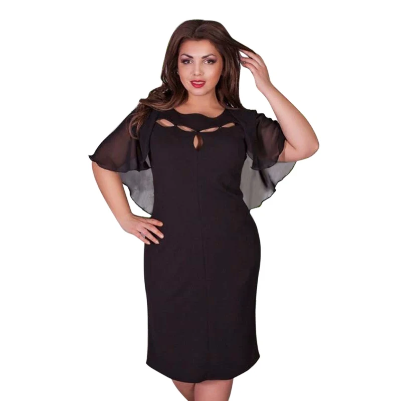 Chic Plus Size Summer Women Hollow Out Cape Dress Short Sleeve Tops Blouse Summer Boho Loose Beach Dress Newest
Chic Plus Size Summer Women Hollow Out Cape Dress Short Sleeve Tops Blouse Summer Boho Loose Beach Dress Newest