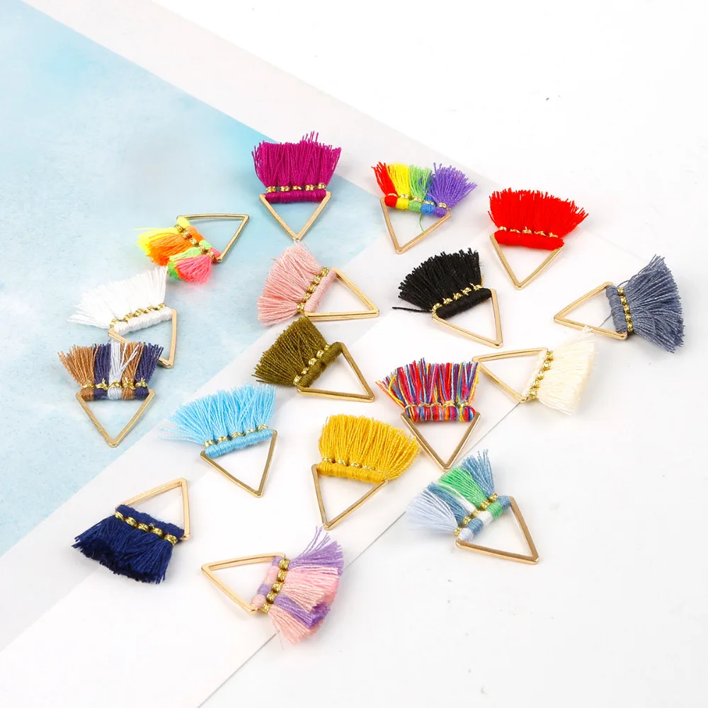 Hot Sale 2Pcs Imitation Silk Tassel Charm Metal Pendant Accessories For DIY Earring Accessories Jewelry Charms Pendant
Hot Sale 2Pcs Imitation Silk Tassel Charm Metal Pendant Accessories For DIY Earring Accessories Jewelry Charms Pendant