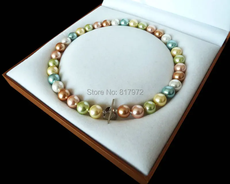 Sweet Colorful Natural South Sea Shell Pearl Bead Highlight AAA Round Bead 12MM-16mm Necklaces Love Clasp For Woman Gift
Sweet Colorful Natural South Sea Shell Pearl Bead Highlight AAA Round Bead 12MM-16mm Necklaces Love Clasp For Woman Gift