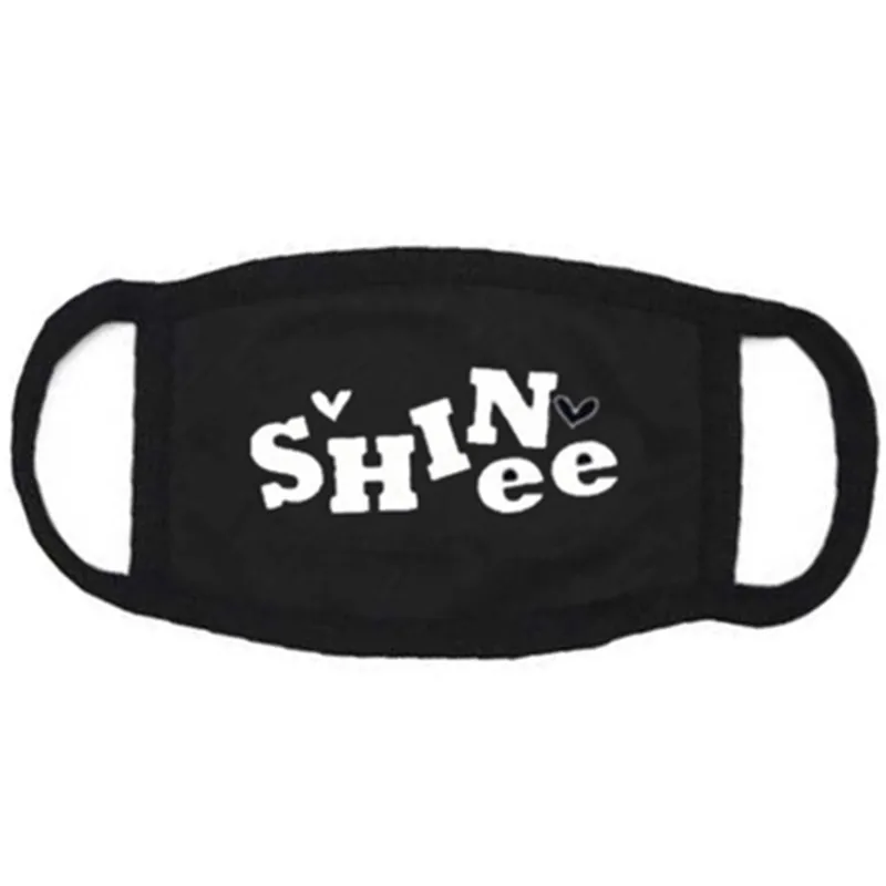 SHINEE KPOP Masks men women dust-proof Breathable Cold protection Keep warm Mask fashion black Letter printing personality tide
SHINEE KPOP Masks men women dust-proof Breathable Cold protection Keep warm Mask fashion black Letter printing personality tide