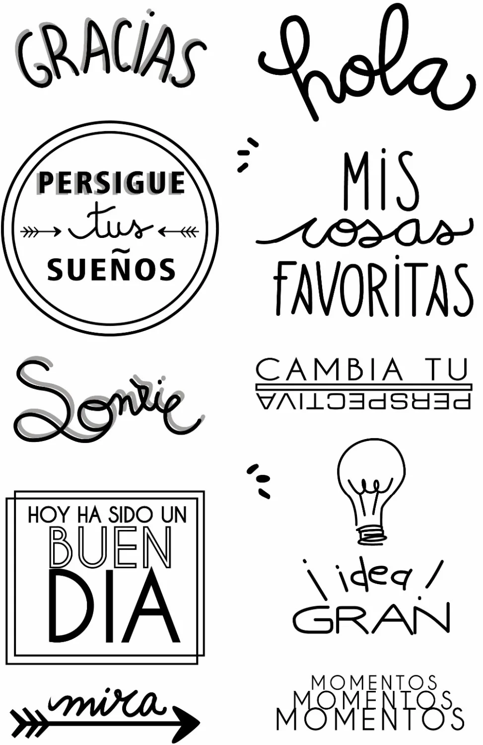 NEW Spanish Transparent Clear Silicone Stamp/Seal for DIY scrapbooking/photo album Decorative clear stamp sheets A574
NEW Spanish Transparent Clear Silicone Stamp/Seal for DIY scrapbooking/photo album Decorative clear stamp sheets A574