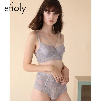 EFIOLY NT19A0040 Ultra-thin Sexy Womens Bra Set Perspective Gathered Underwear Set Cross Lace Bra Set
EFIOLY NT19A0040 Ultra-thin Sexy Womens Bra Set Perspective Gathered Underwear Set Cross Lace Bra Set