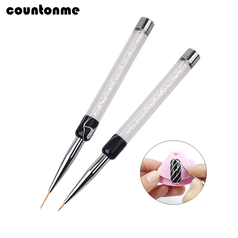 kolinsky Sable Hair Nail Brush Acrylic Nail Gel Brush Thin Liner Drawing Pen Crystal Rhinestone Handle manicure Nail Art Tools
kolinsky Sable Hair Nail Brush Acrylic Nail Gel Brush Thin Liner Drawing Pen Crystal Rhinestone Handle manicure Nail Art Tools