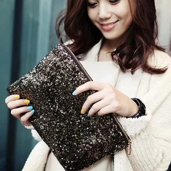Hot Women Handbag purses Fashion Vintage Luxury Full Paillette Day Clutch Bling Sequins Evening Party Bag Leopard Lining Bag
Hot Women Handbag purses Fashion Vintage Luxury Full Paillette Day Clutch Bling Sequins Evening Party Bag Leopard Lining Bag