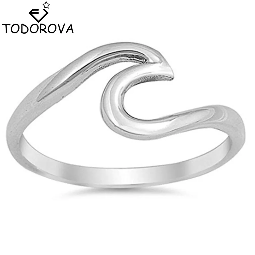 Todorova Silver/ Rose Gold/ Gold Color Sculpture Statement Summer Sea Beach Wave Ring for Women Men Jewelry Wire Wrap Surf Rings
Todorova Silver/ Rose Gold/ Gold Color Sculpture Statement Summer Sea Beach Wave Ring for Women Men Jewelry Wire Wrap Surf Rings