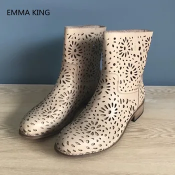 2019 New Vintage Women Martin Boots Hollow Slip On Autumn Winter Flats Boots Ladies Brogue Shoes Woman Fashion Roman Ankle Boots
2019 New Vintage Women Martin Boots Hollow Slip On Autumn Winter Flats Boots Ladies Brogue Shoes Woman Fashion Roman Ankle Boots