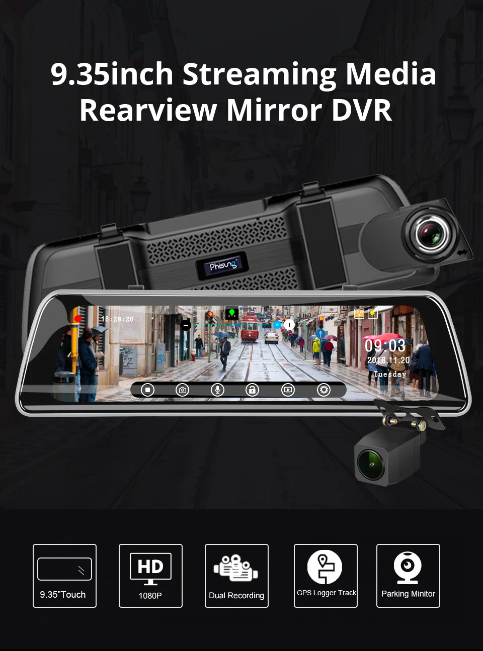 Phisung S2 car dvr camera_01
