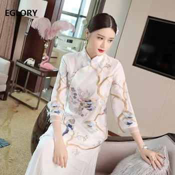 New 2019 Summer Fashion Long Blouse Women Lux Embroidery 3/4 Sleeve High Quality Organza Tops Vintage 50s 60s Blouse Female
New 2019 Summer Fashion Long Blouse Women Lux Embroidery 3/4 Sleeve High Quality Organza Tops Vintage 50s 60s Blouse Female