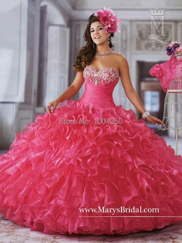 IR0009 2018 Rose Red Quinceanera Dresses Ball Gowns with Jacket Sexy New Arrival Ball Gown Sweets For 15 16 Vestidos de 15 anos
IR0009 2018 Rose Red Quinceanera Dresses Ball Gowns with Jacket Sexy New Arrival Ball Gown Sweets For 15 16 Vestidos de 15 anos