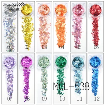 12 boxes/Set 3D Glitter Flakes Sparkly Mix 12 Colors DIY Nail Glitter Sequins Spangles Polish Gel Manicure Nails Art Decorations
12 boxes/Set 3D Glitter Flakes Sparkly Mix 12 Colors DIY Nail Glitter Sequins Spangles Polish Gel Manicure Nails Art Decorations