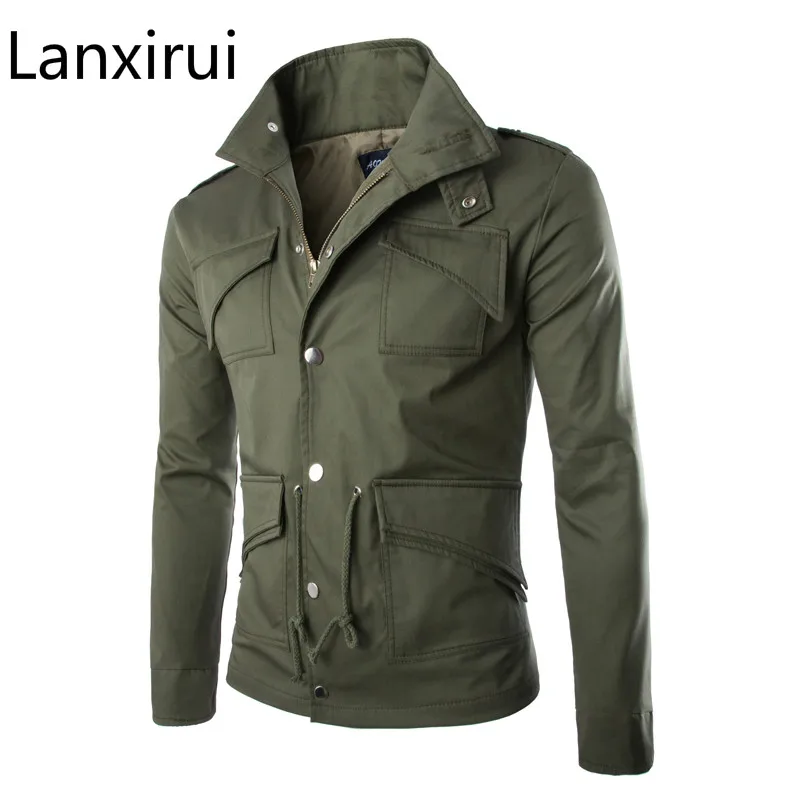 2018 high-quality cotton military jacket British trade temperament Slim large size stylish mens jackets army
2018 high-quality cotton military jacket British trade temperament Slim large size stylish mens jackets army