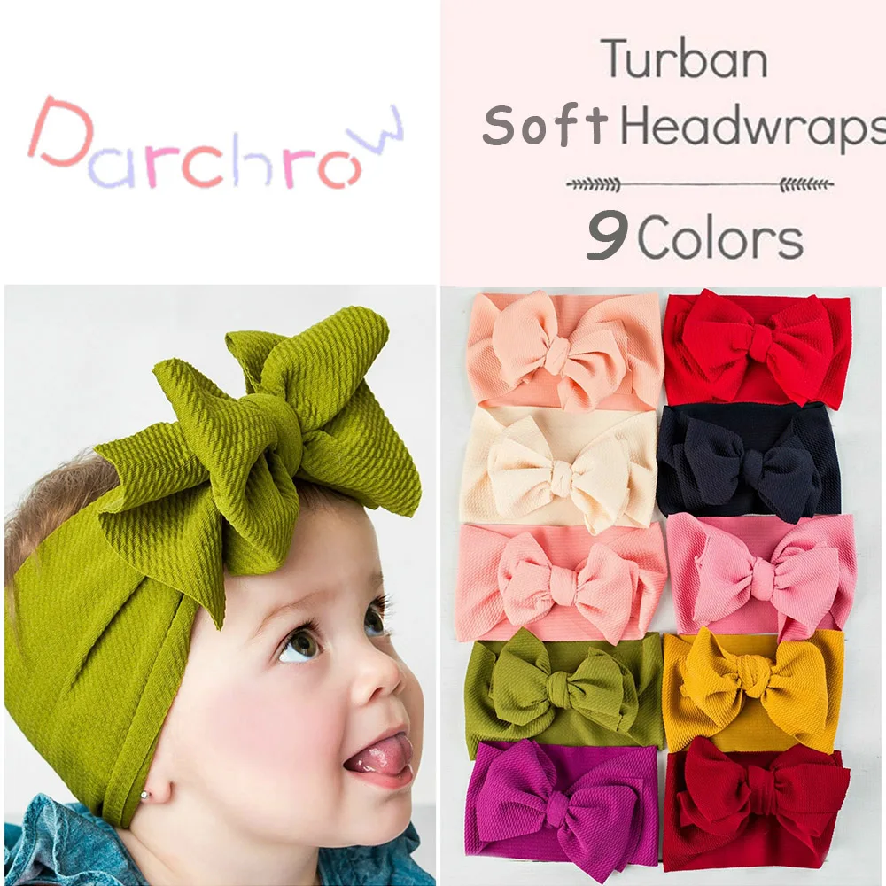 2019 New Baby Big Bow Headband Large Top Knot Turban Hairband Baby Girl Head Wrap Ears Warmer Headwear Children Hair Accessories
2019 New Baby Big Bow Headband Large Top Knot Turban Hairband Baby Girl Head Wrap Ears Warmer Headwear Children Hair Accessories