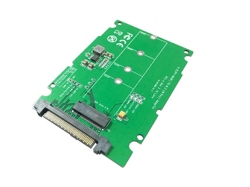 SSD Add on Cards 2,5 "адаптер корпуса U.2 (SFF-8639) в M.2 PCI-e I/F с кабелем NGFF конверсионная карта
SSD Add on Cards 2,5 "адаптер корпуса U.2 (SFF-8639) в M.2 PCI-e I/F с кабелем NGFF конверсионная карта