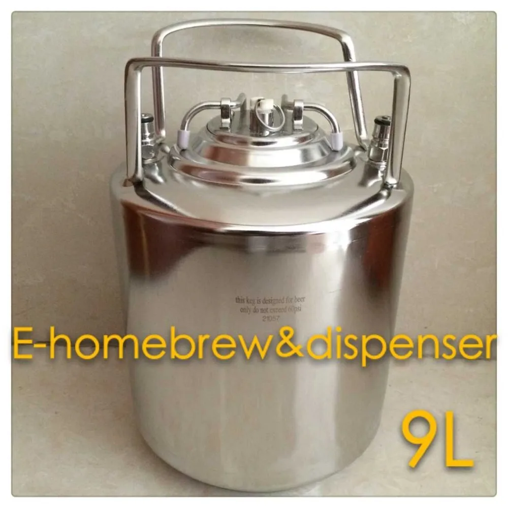 Nice look brand New Stainless Steel 304 Ball Lock Cornelius style Beer Keg 9L , Closure Lid with Pressure Relief Valve
Nice look brand New Stainless Steel 304 Ball Lock Cornelius style Beer Keg 9L , Closure Lid with Pressure Relief Valve
