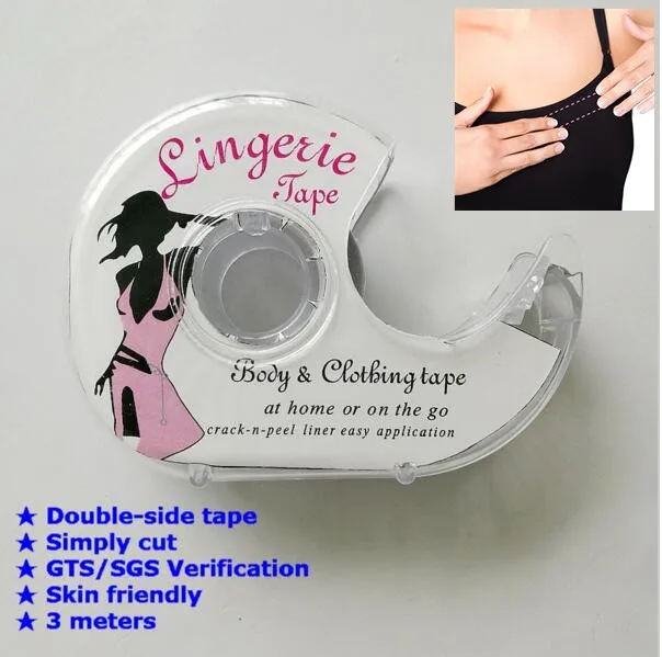 Fashion tape 3 Meters Double Sided Adhesive Safe Lingerie Tape Body Clothing Clear Bra Strip Medical Waterproof Tape V-neck
Fashion tape 3 Meters Double Sided Adhesive Safe Lingerie Tape Body Clothing Clear Bra Strip Medical Waterproof Tape V-neck