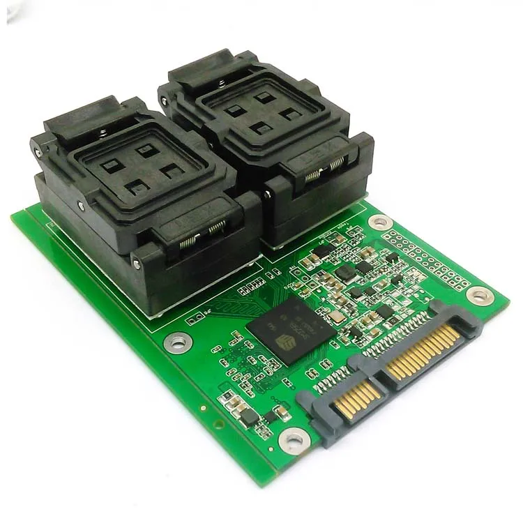 SSD NAND flash SM2256K Controller test solution for BGA152 132 100 88 LGA60 TSOP48 DIP96 Flash Memory 2 in 1 Multiple PCB board
SSD NAND flash SM2256K Controller test solution for BGA152 132 100 88 LGA60 TSOP48 DIP96 Flash Memory 2 in 1 Multiple PCB board