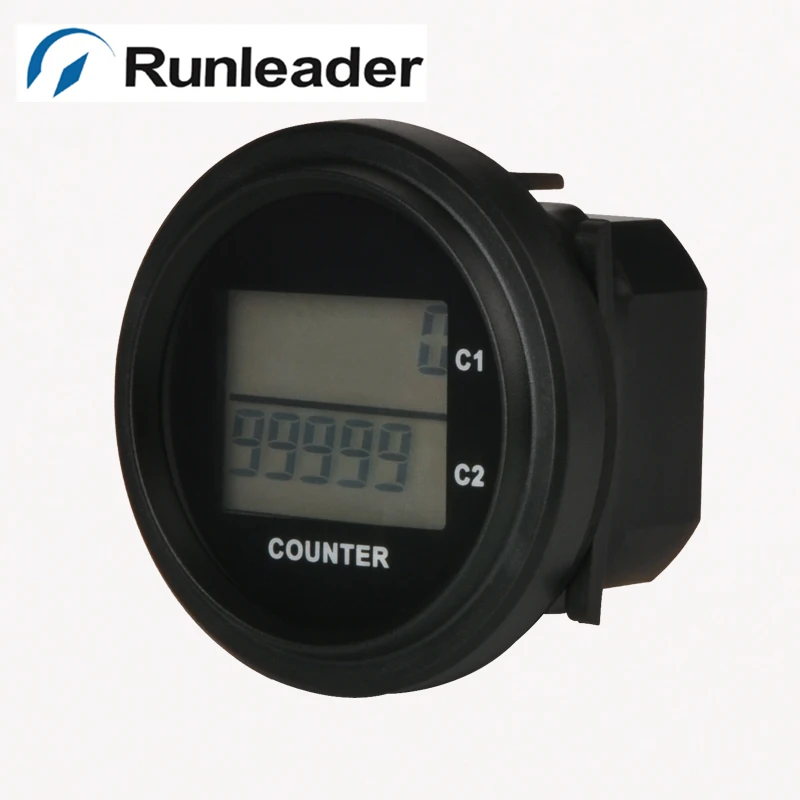 Digital DC Snap on ROUND two channel counter for diesel gas generator Trail tractors farm machinery sod cutter outboard motor
Digital DC Snap on ROUND two channel counter for diesel gas generator Trail tractors farm machinery sod cutter outboard motor