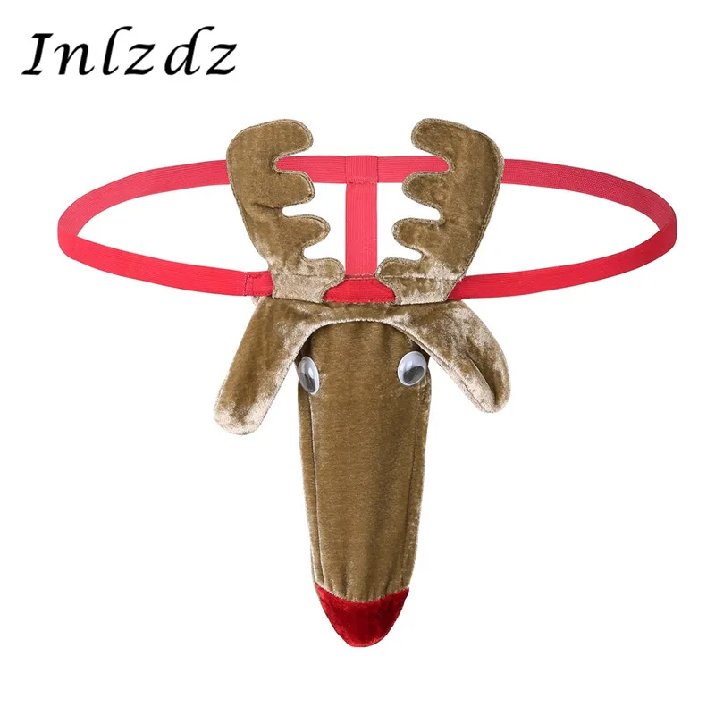 Hot Sexy Thongs Panties for Men Bulge Pouch Bikini G-Strings And Thongs Briefs Lingerie Christmas Reindeer Pattern Underwear
Hot Sexy Thongs Panties for Men Bulge Pouch Bikini G-Strings And Thongs Briefs Lingerie Christmas Reindeer Pattern Underwear