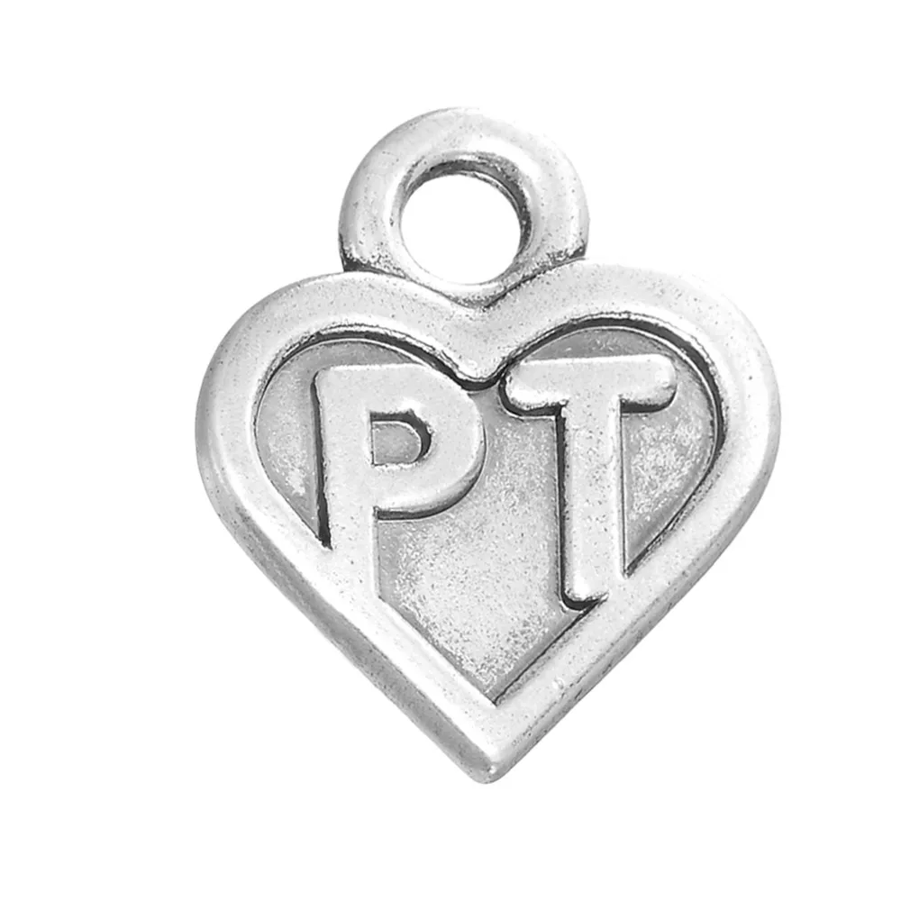 10pcs Physical Therapist Heart Tag Pendant Charms Diy Jewelry Making Jewelry Finding Antique Silver Color 15x18mm
10pcs Physical Therapist Heart Tag Pendant Charms Diy Jewelry Making Jewelry Finding Antique Silver Color 15x18mm