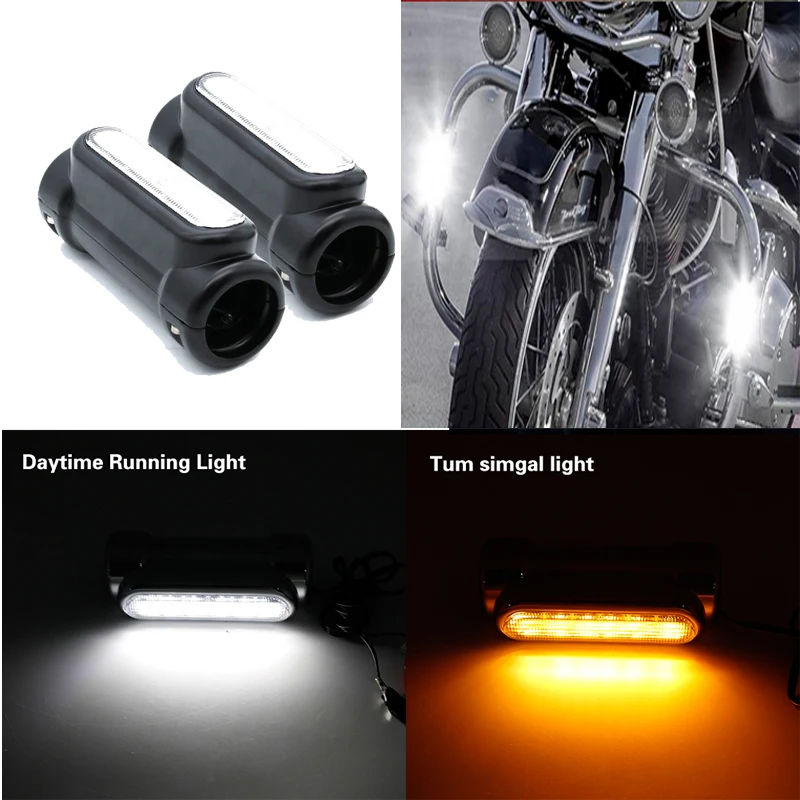 Motorcycle Highway Crash Bar Light Switchback Driving Light For Victory Harley Touring Chrome White Amber LED for Crash Bars
Motorcycle Highway Crash Bar Light Switchback Driving Light For Victory Harley Touring Chrome White Amber LED for Crash Bars