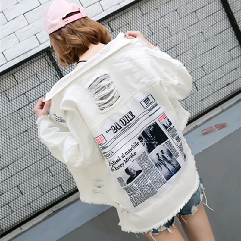 2019 Fashion Patch Designs Denim jacket womens Spring Korean Long sleeve jeans jacket women Casual Loose Denim coat Streetwear
2019 Fashion Patch Designs Denim jacket womens Spring Korean Long sleeve jeans jacket women Casual Loose Denim coat Streetwear