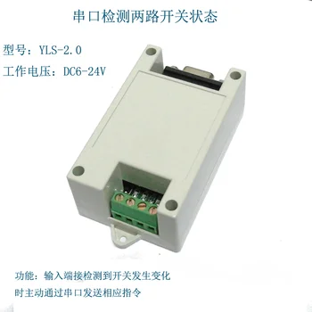 Serial port acquisition and check two switch dry contact / sensor status change to RS232 instruction to computer
Serial port acquisition and check two switch dry contact / sensor status change to RS232 instruction to computer